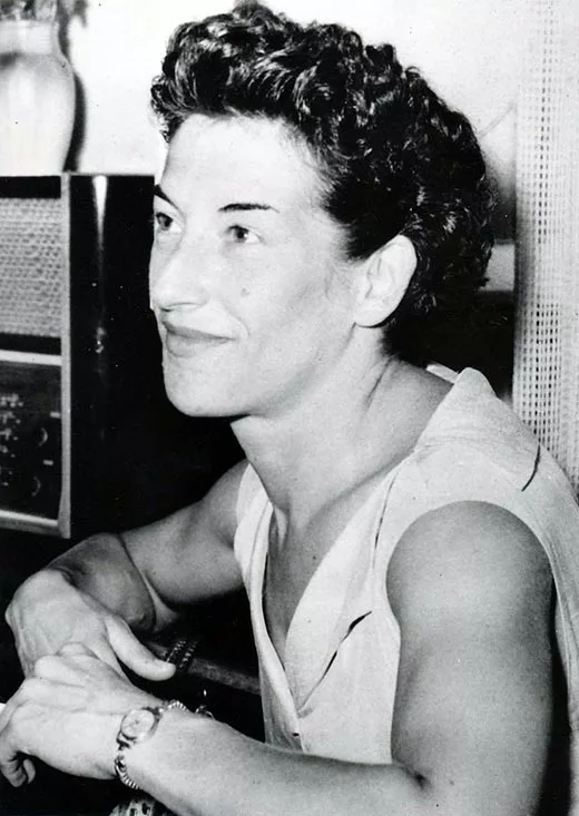 Агнеш Келети в молодости