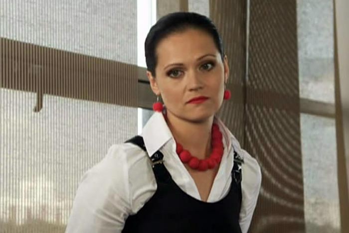 Алеся Лесникова в сериале Санта Лючия