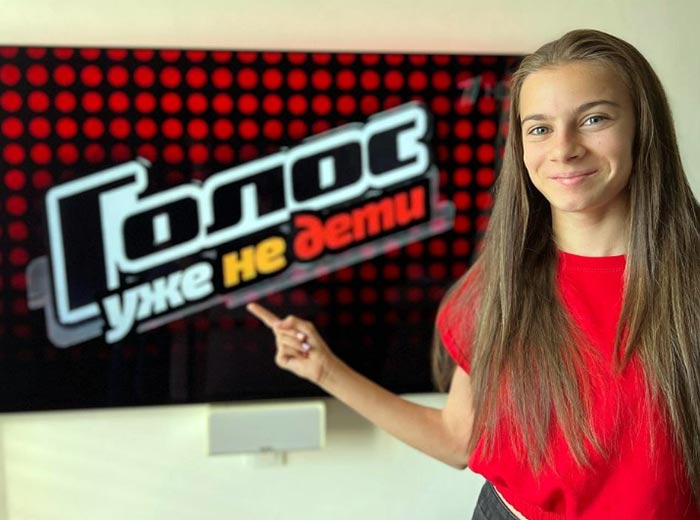 Александра Харазьян в шоу Голос Уже не дети
