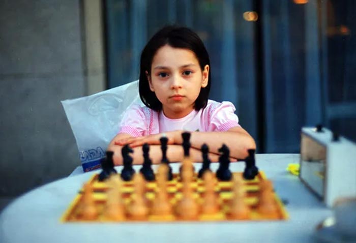 Александра Костенюк в детстве