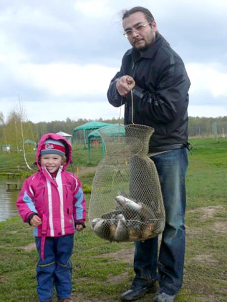 Алексей Кузьмищев с сыном