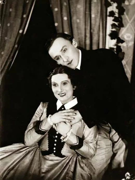 Алиса Коонен и Александр Таиров в молодости