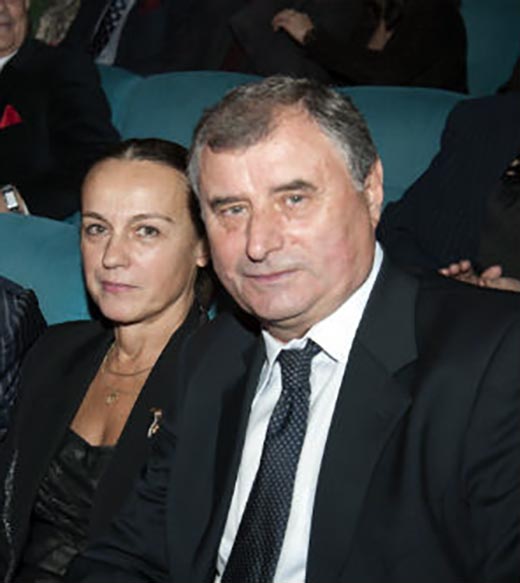 Анатолий Бышовец и жена Наталья
