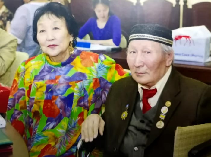 Анегина Ильина и муж Петр Дмитриев-Туутук