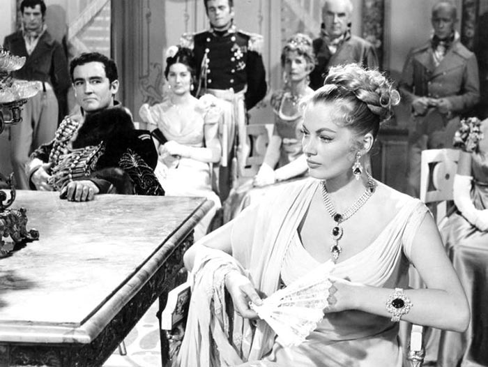 Анита Экберг в фильме Война и мир