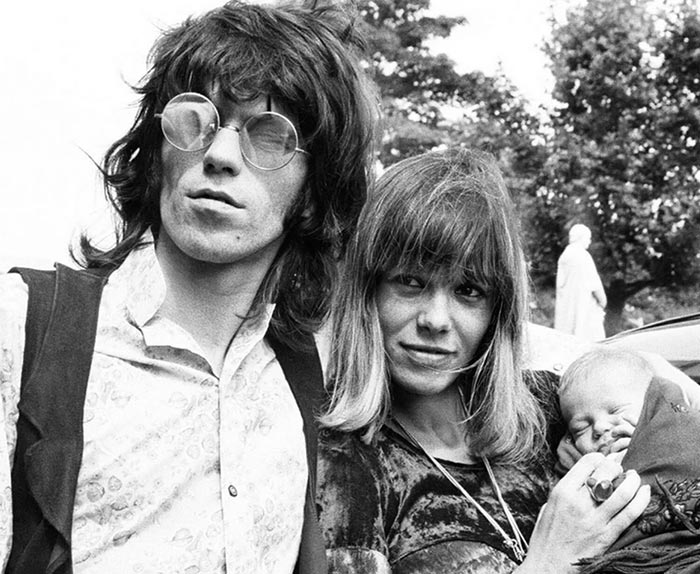 Анита Палленберг и Кит Ричардс