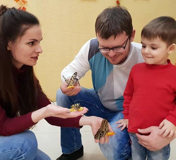 Ася Касьянова с мужем и сыном