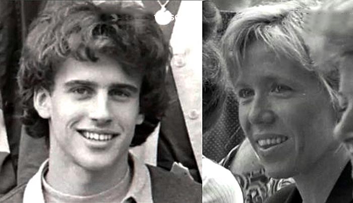 Брижит Макрон и Эмманюэль Макрон в молодости