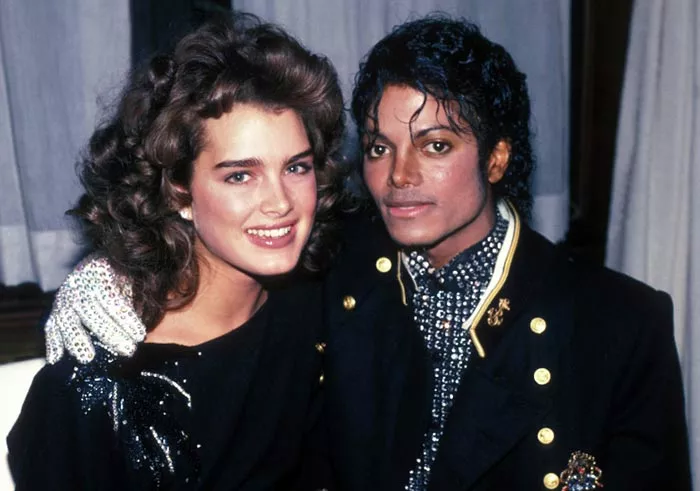 Брук Шилдс и Майкл Джексон