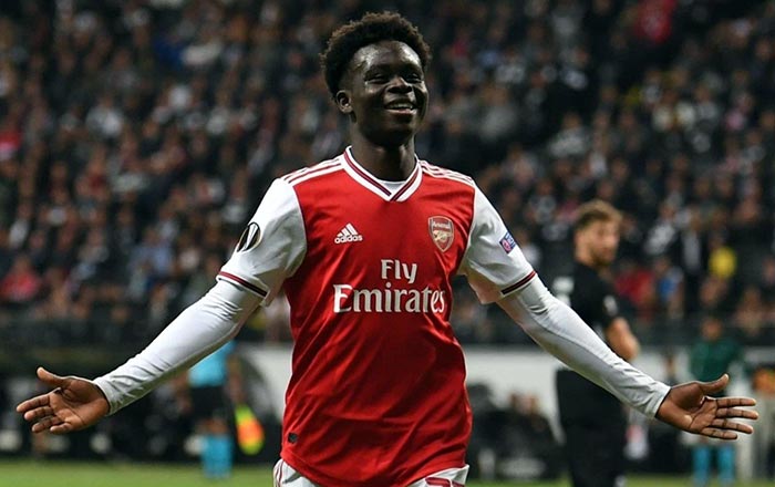 футболист Букайо Сака