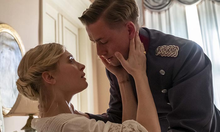 Clara Rosager in the film The Kiss