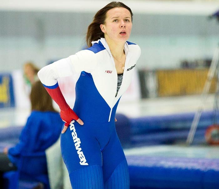 конькобежка Дарья Качанова