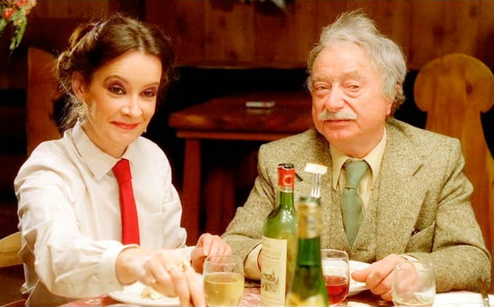 Доминик Лаванан в фильме Загорелые на лыжах