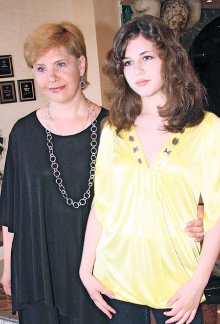 Екатерина Ланн и мать Татьяна Догилева
