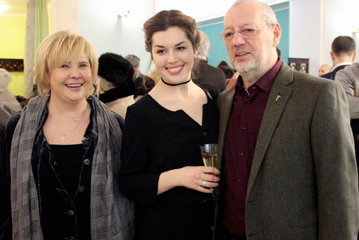 Екатерина Ланн с родителями