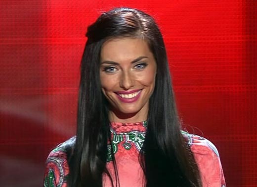 Елена Терехова в шоу Голос