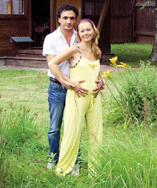 Елена Выходцева и муж Массимо Мацца