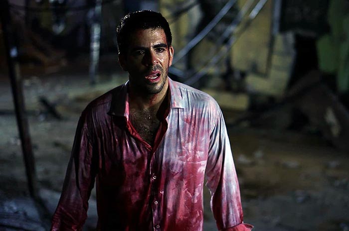 Элай Рот в фильме Афтершок