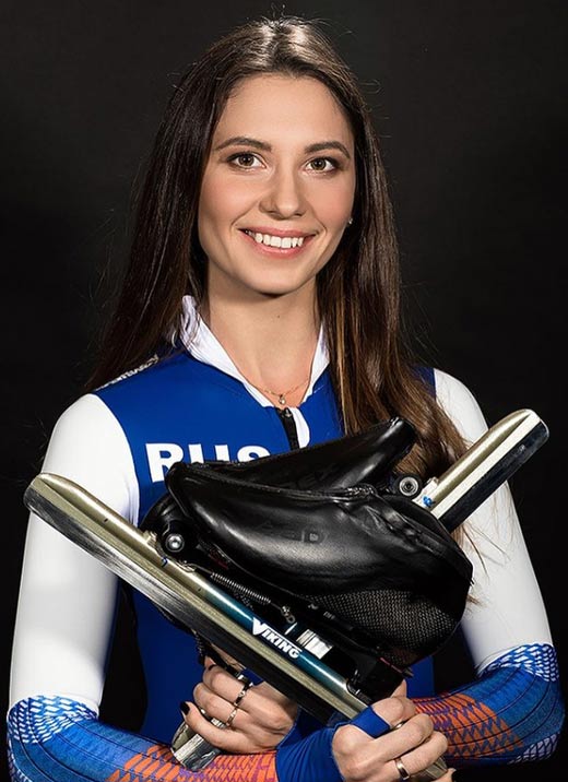 конькобежка Евгения Лаленкова