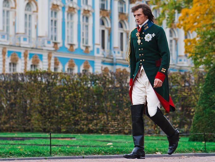 Евгений Романцов в роли Александра I