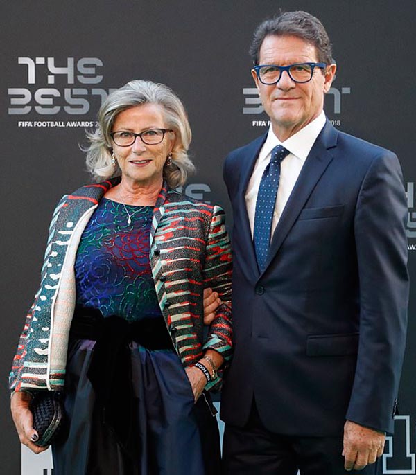 Фабио Капелло и жена Лаура