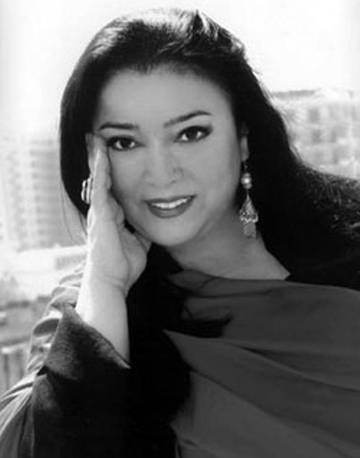 Фидан Касимова в молодости