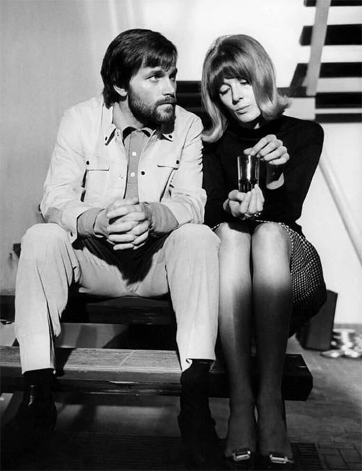 Франко Неро и Ванесса Редгрейв в молодости