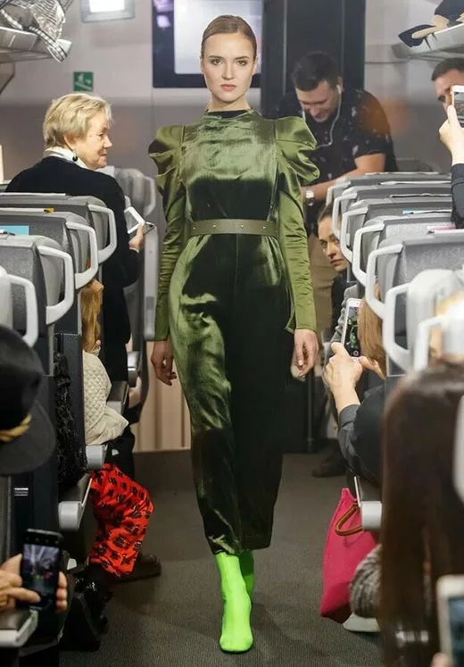 Галина Панова в сериале Бизон Дело манекенщицы