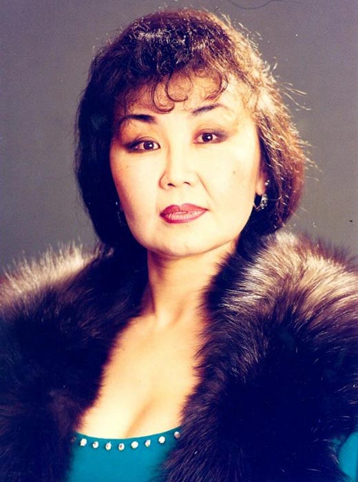 Галина Шойдагбаева в молодости