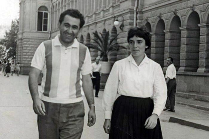 Нона Гаприндашвили и муж Анзор