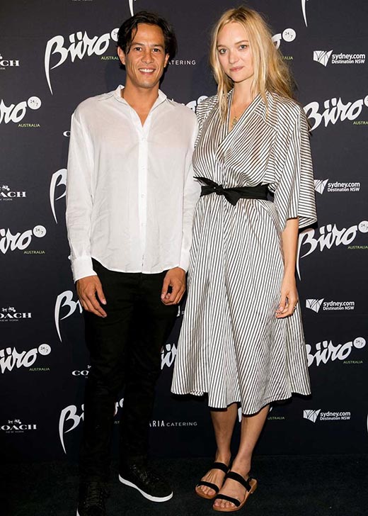 Джемма Уорд и Дэвид Леттс