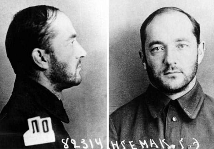Георгий Лангемак во время ареста