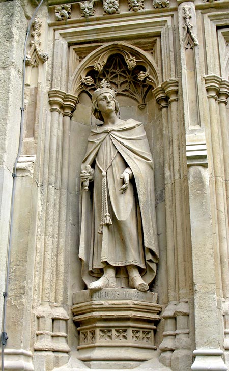 скульптура Генриха II Плантагенета