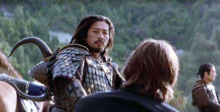 Хироюки Санада в фильме Последний самурай