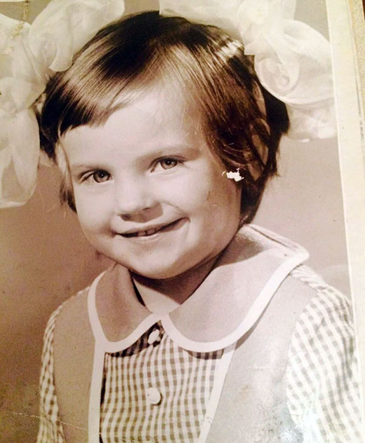 Ирина Ортман в детстве
