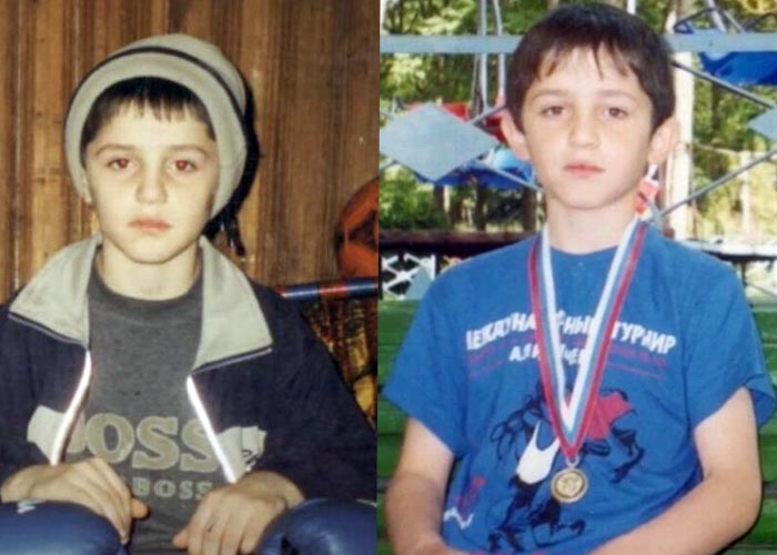 Ислам Махачев в детстве