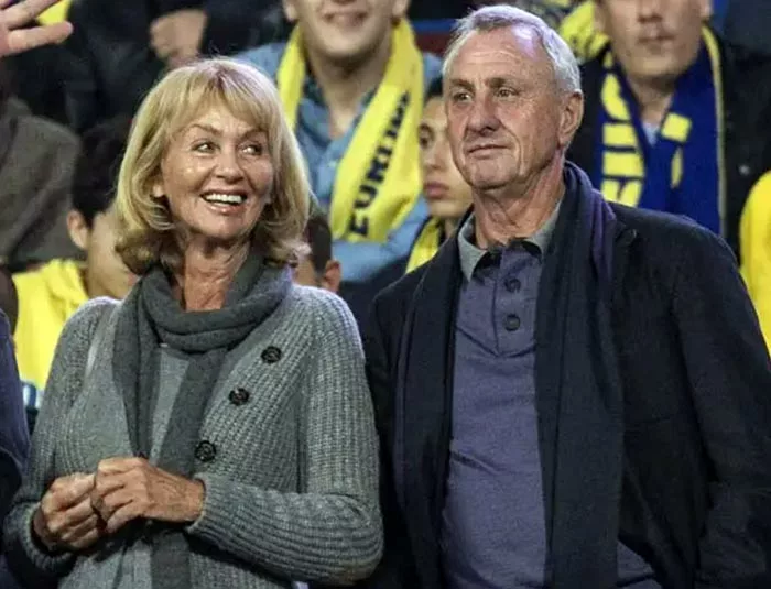 Йохан Кройф и жена Данни