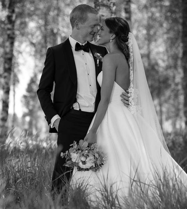 свадьба Йоханнес Бё и Хедда Дэли