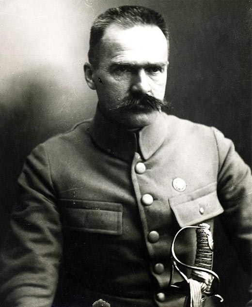 Начальник государства Польского Юзеф Пилсудский