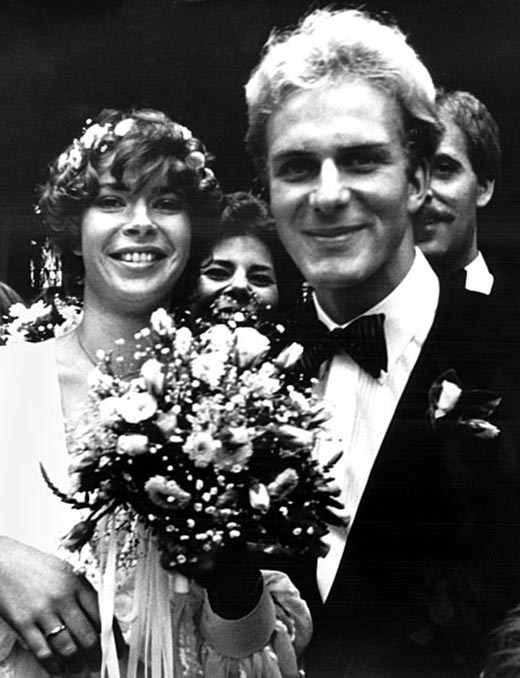 Карл-Хайнц и Мартина Румменигге в молодости