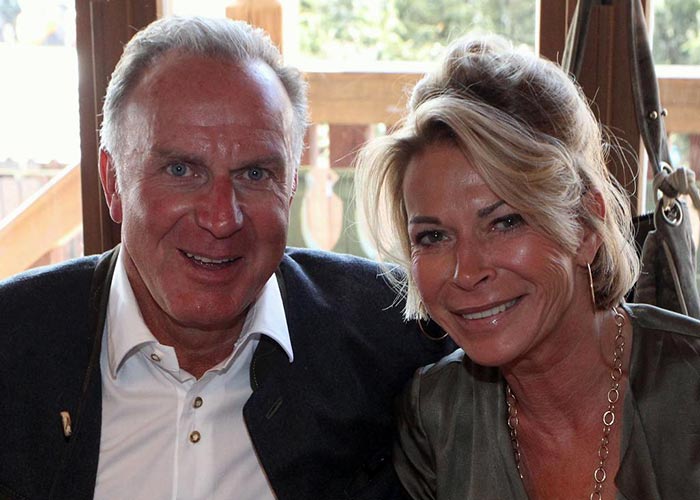 Карл-Хайнц Румменигге и жена Мартина