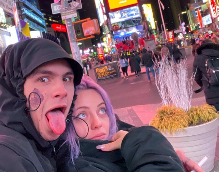 Екатерина Кищук и рэпер Slowthai