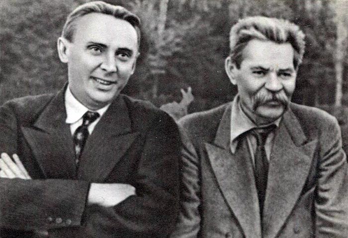 Константин Федин и Максим Горький