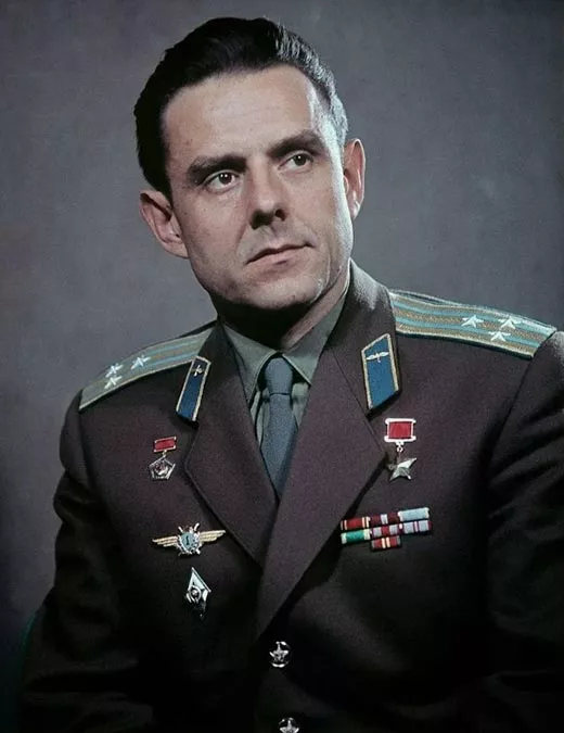 летчик-космонавт Владимир Комаров