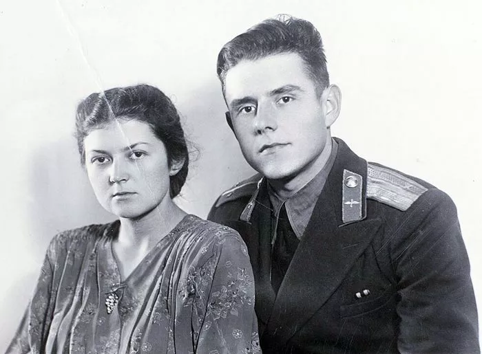 Владимир Комаров и жена Валентина