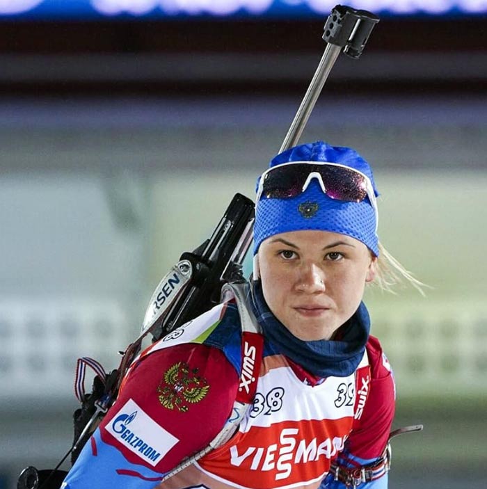 биатлонистка Кристина Резцова