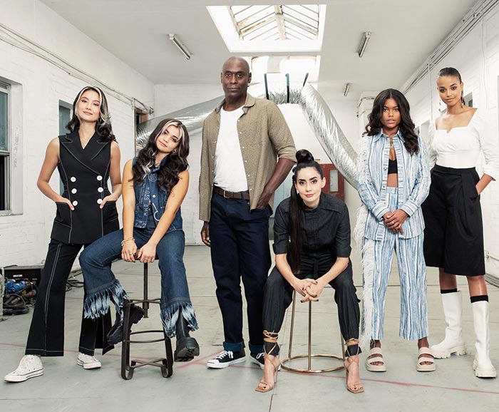 Лэнс Реддик на съемках сериала Обитель зла