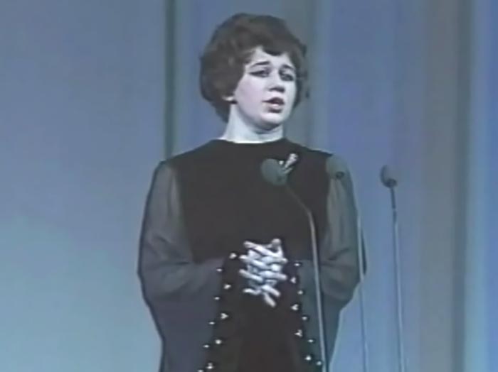 оперная певица Лариса Шевченко в молодости