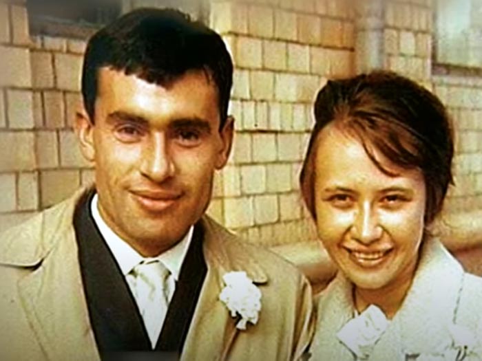 Лео Бокерия и жена Ольга в молодости