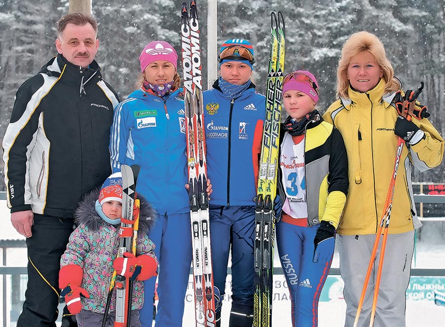 Леонид Резцов с семьей